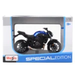 Maisto 1:18 2018 Yamaha MT07 Vehículos de fundición a presión estáticos Pasatiempos coleccionables Modelo de motocicleta Juguetes - Imagen 6